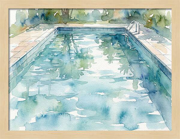 Tranquil Pool Reflections