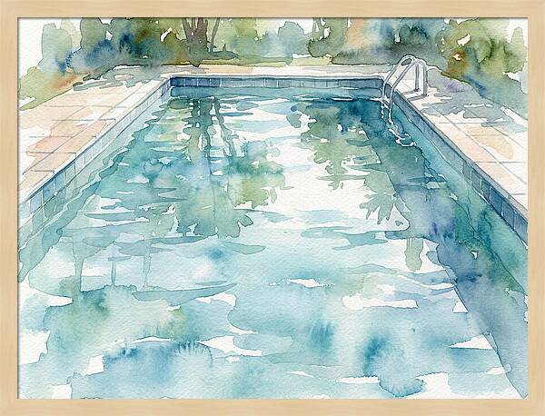 Tranquil Pool Reflections