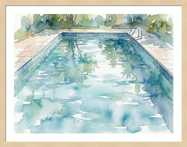 Tranquil Pool Reflections