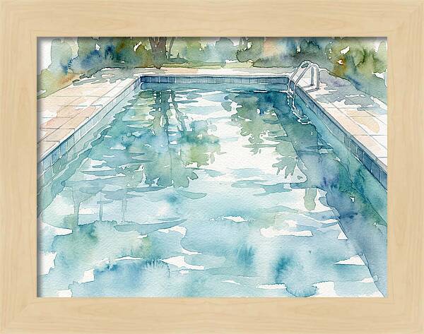 Tranquil Pool Reflections