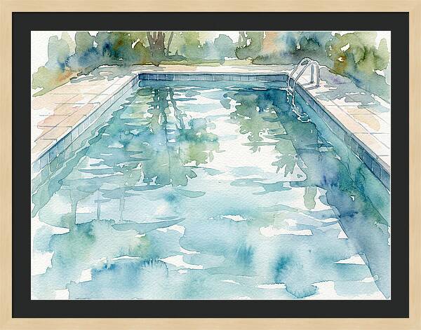 Tranquil Pool Reflections