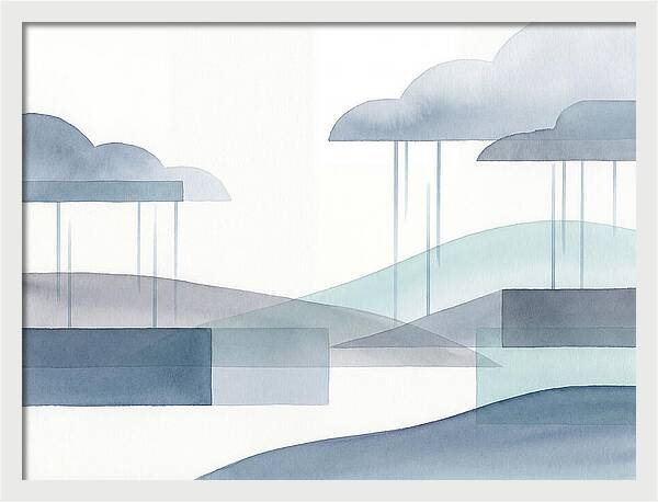 Tranquil Rainy Landscape