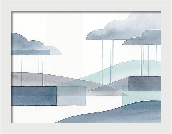 Tranquil Rainy Landscape