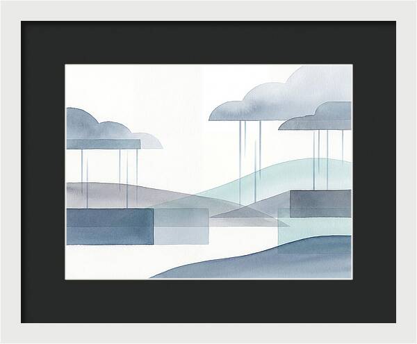 Tranquil Rainy Landscape