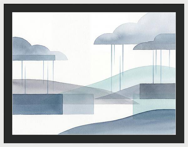 Tranquil Rainy Landscape