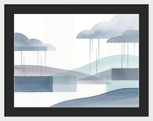 Tranquil Rainy Landscape