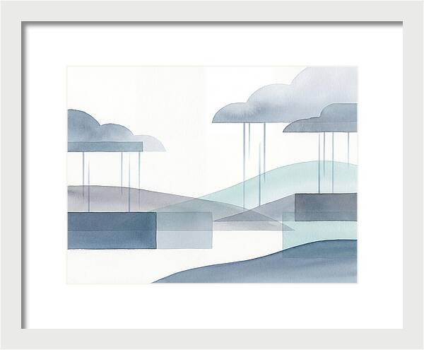 Tranquil Rainy Landscape