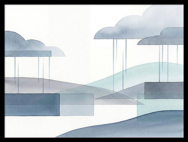Tranquil Rainy Landscape