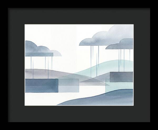 Tranquil Rainy Landscape