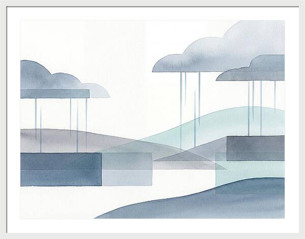 Tranquil Rainy Landscape