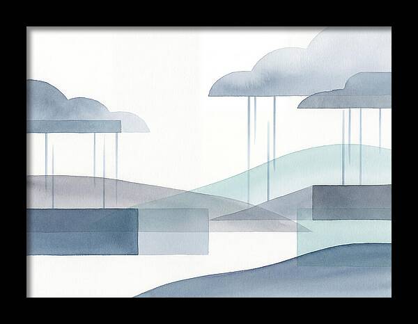 Tranquil Rainy Landscape