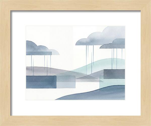 Tranquil Rainy Landscape