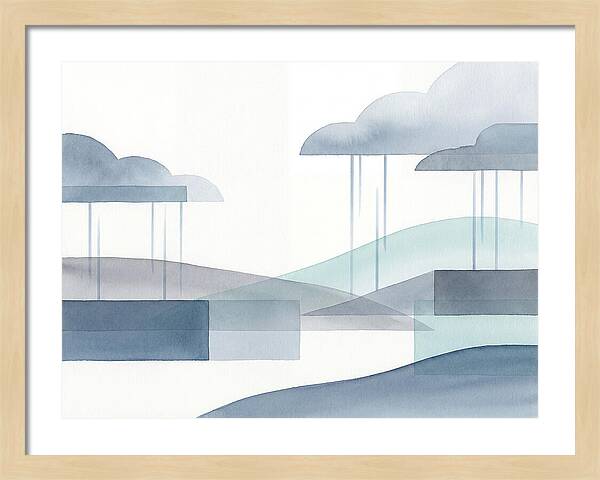 Tranquil Rainy Landscape