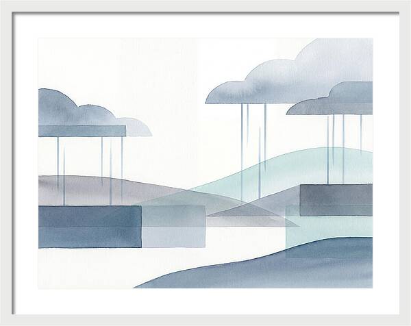 Tranquil Rainy Landscape