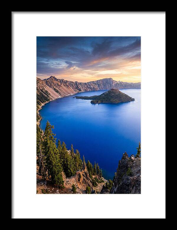 Tranquil Reflections At Crater Lake