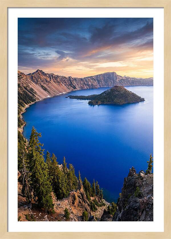Tranquil Reflections At Crater Lake