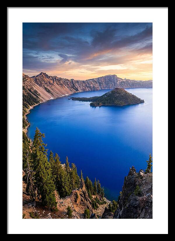 Tranquil Reflections At Crater Lake
