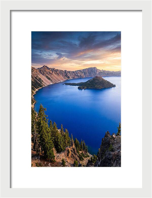 Tranquil Reflections At Crater Lake