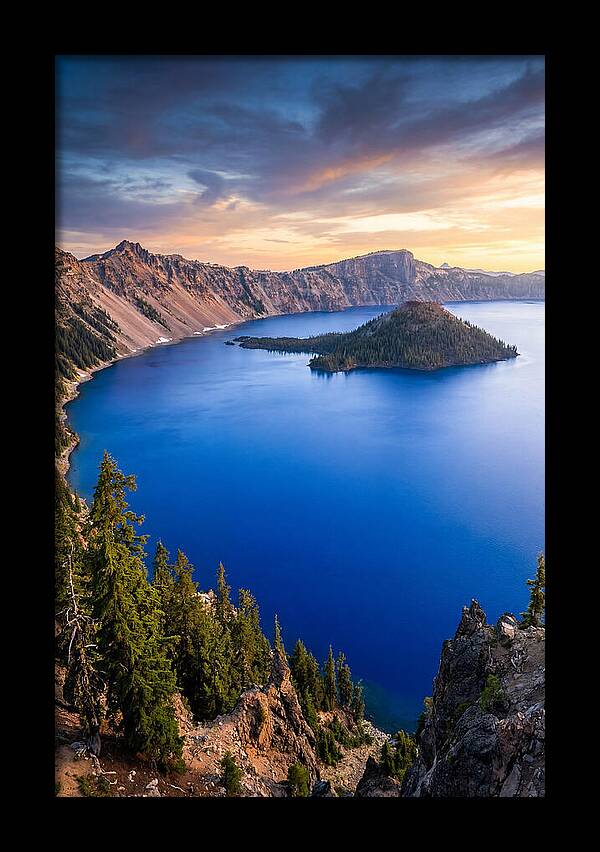 Tranquil Reflections At Crater Lake