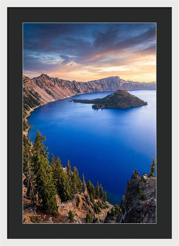Tranquil Reflections At Crater Lake