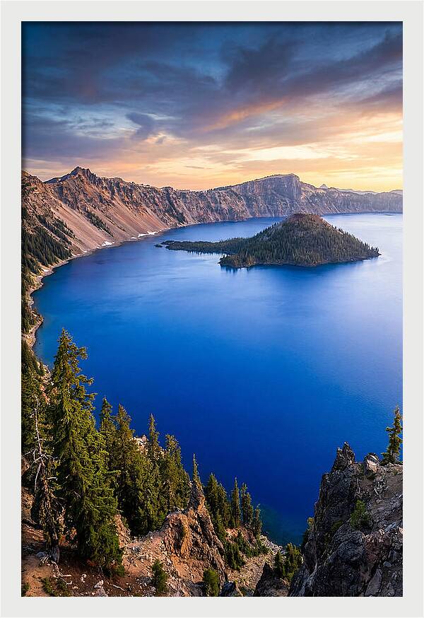 Tranquil Reflections At Crater Lake