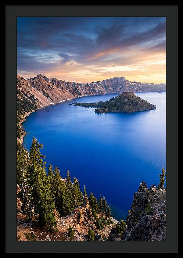 Tranquil Reflections At Crater Lake