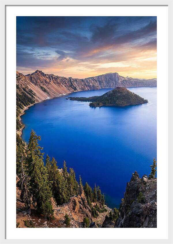Tranquil Reflections At Crater Lake