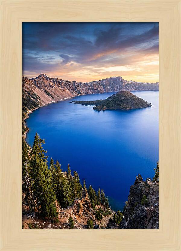 Tranquil Reflections At Crater Lake