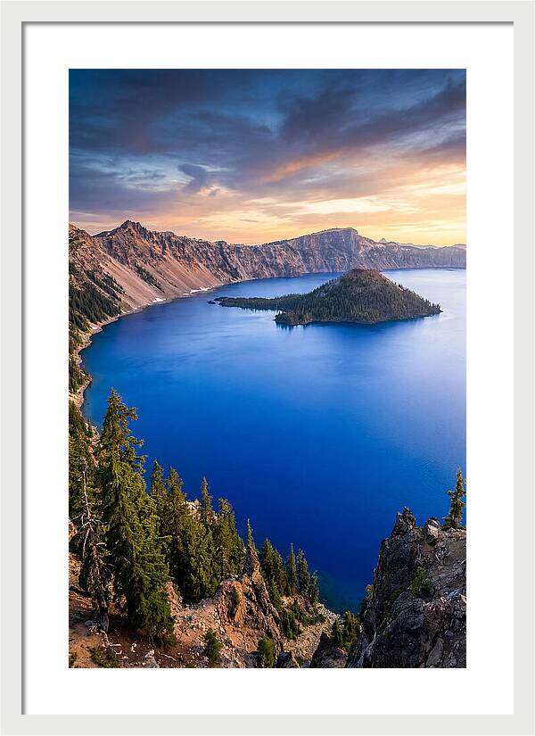Tranquil Reflections At Crater Lake