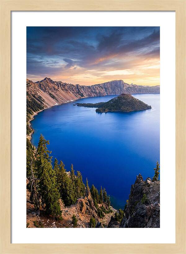 Tranquil Reflections At Crater Lake