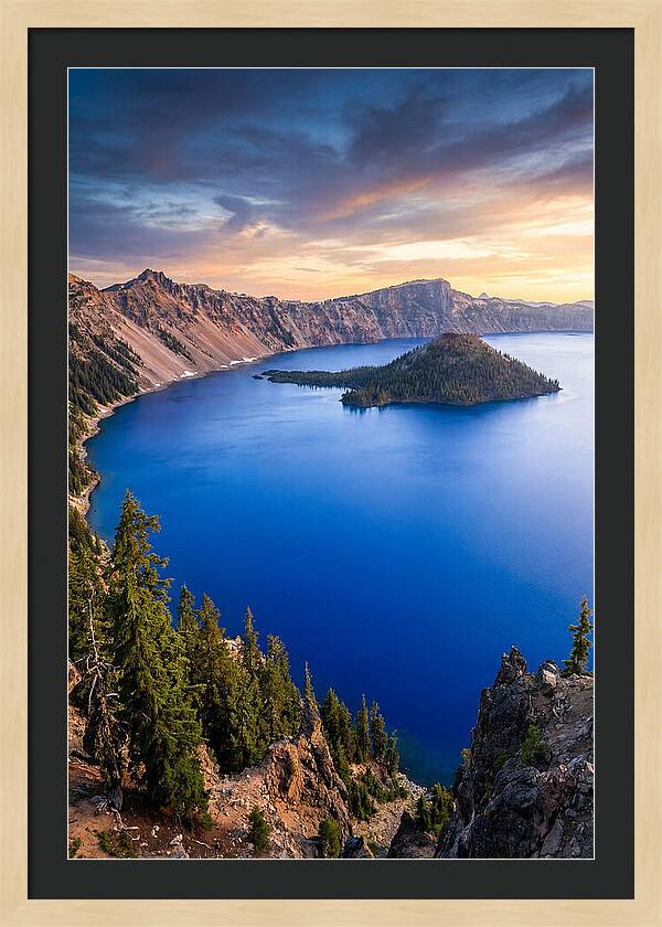 Tranquil Reflections At Crater Lake