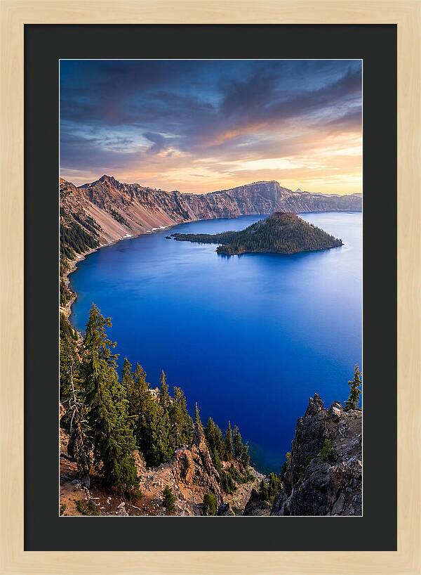 Tranquil Reflections At Crater Lake