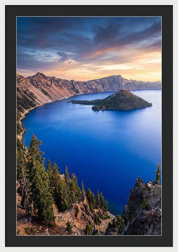 Tranquil Reflections At Crater Lake