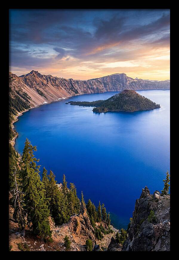 Tranquil Reflections At Crater Lake