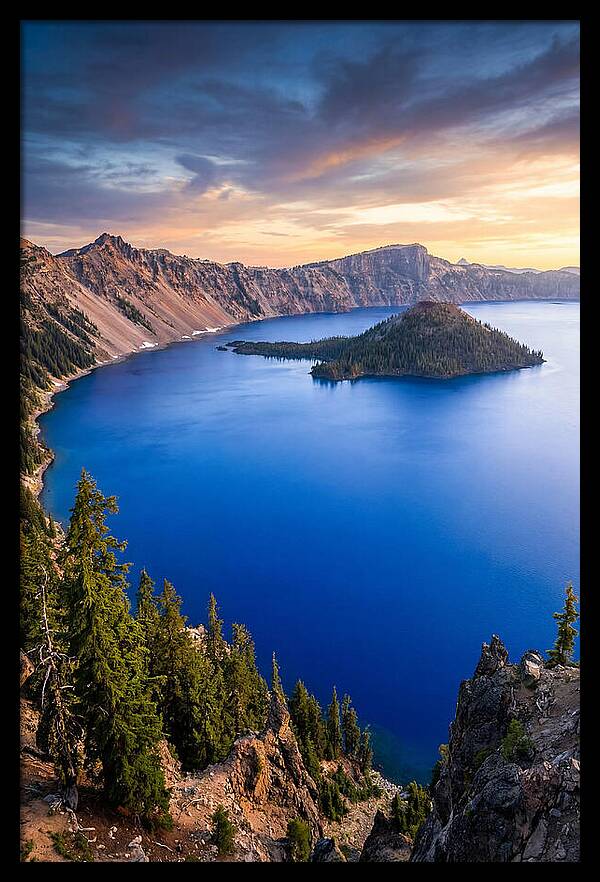 Tranquil Reflections At Crater Lake