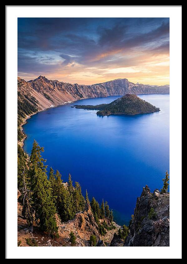 Tranquil Reflections At Crater Lake