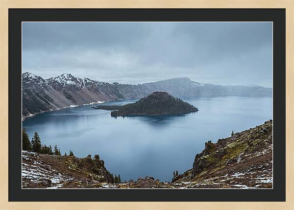 Tranquil Reflections At Crater Lake