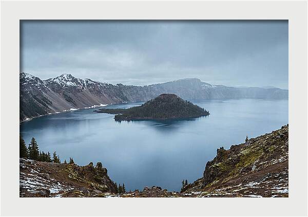 Tranquil Reflections At Crater Lake
