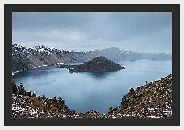 Tranquil Reflections At Crater Lake