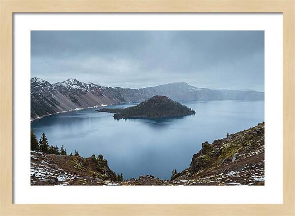 Tranquil Reflections At Crater Lake
