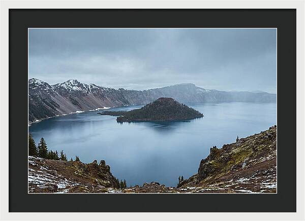 Tranquil Reflections At Crater Lake