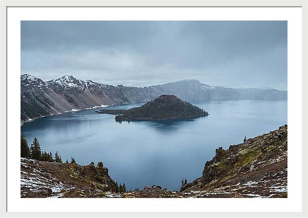 Tranquil Reflections At Crater Lake