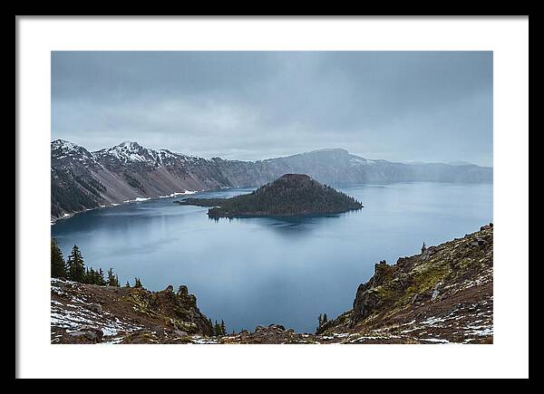 Tranquil Reflections At Crater Lake