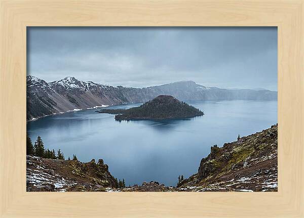 Tranquil Reflections At Crater Lake