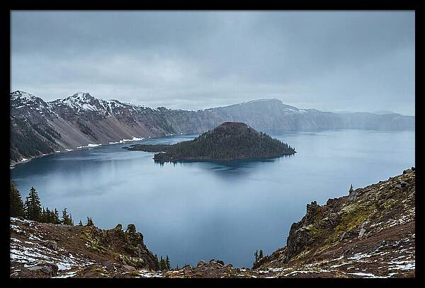 Tranquil Reflections At Crater Lake