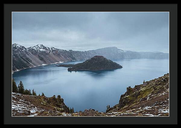 Tranquil Reflections At Crater Lake