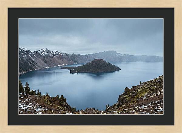 Tranquil Reflections At Crater Lake