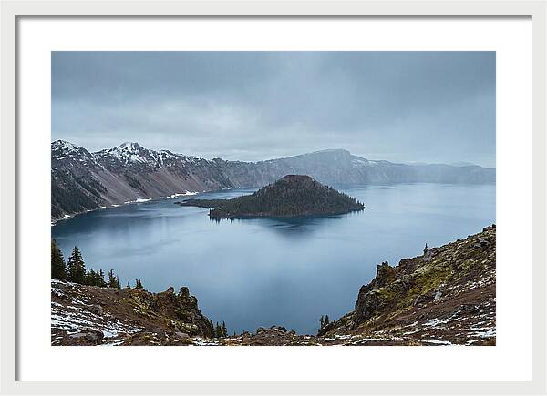 Tranquil Reflections At Crater Lake