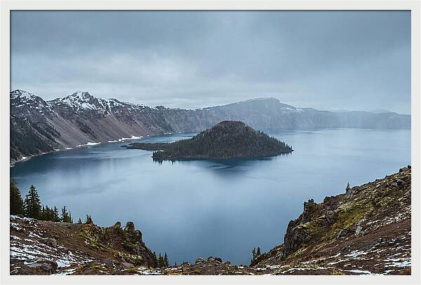 Tranquil Reflections At Crater Lake