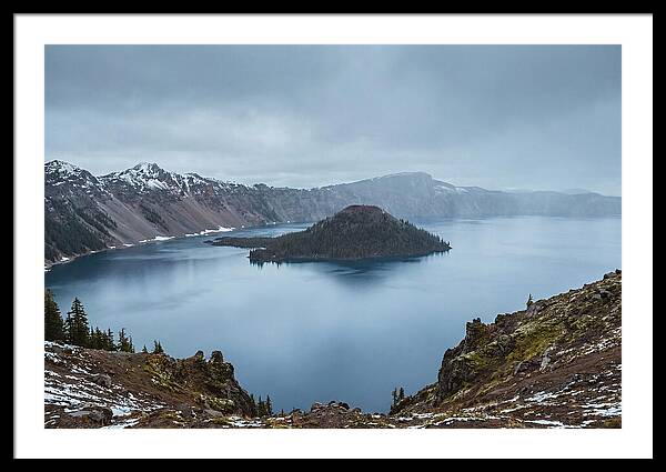 Tranquil Reflections At Crater Lake
